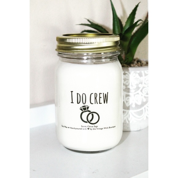 Hand Crafted Other - 🌟SALE🌟 “I do crew” 16oz SOY candle